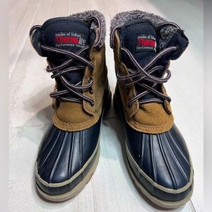 Cherokee ThermoLite Duck Boots, Insoles of DuPont, Leather, Steel Shank, size 6